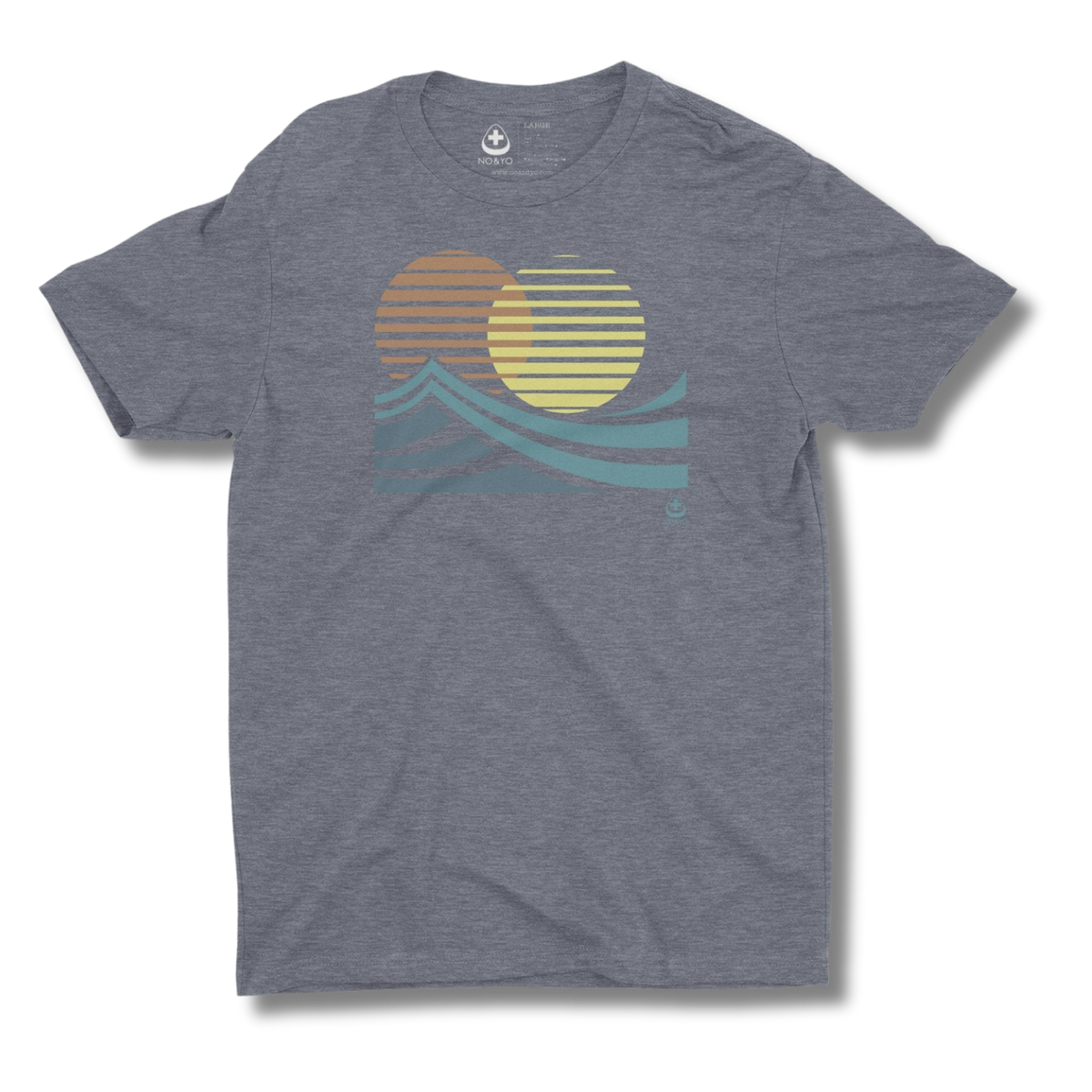 Awesome Men's Twin Sun Surf Graphic T-Shirt – NO&YO