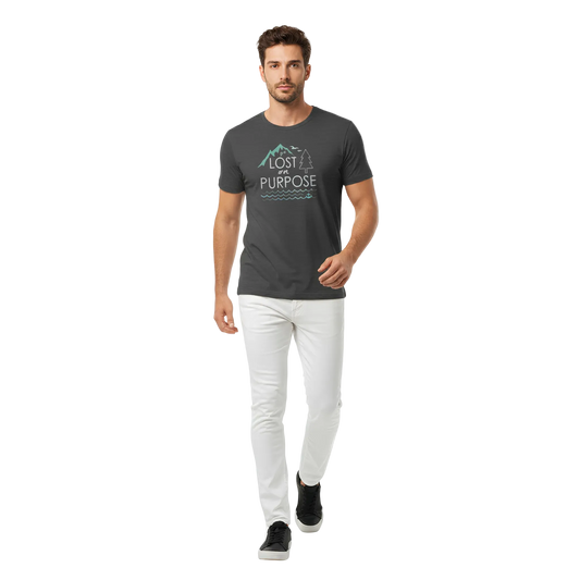 Rugged Men’s Get Lost On Purpose Graphic Tee