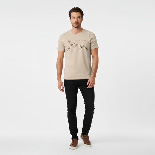 High-Quality Graphic Live to Explore Tee