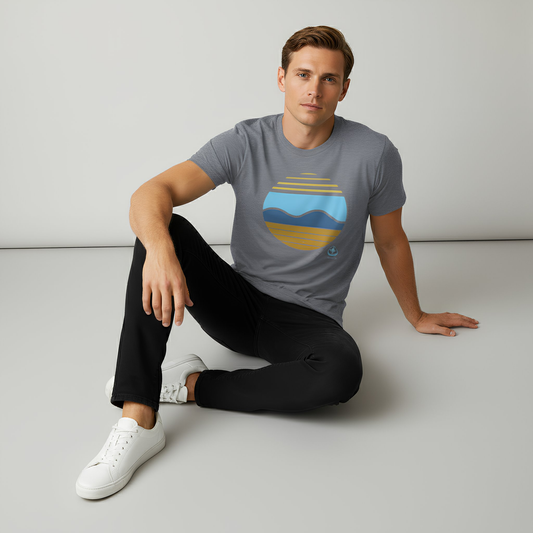 Luxury Men’s Sun Graphic Tee