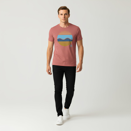 Luxury Men’s Sun Graphic Tee