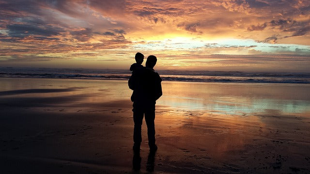 Father and Son traveling on an adventure - Exploration!