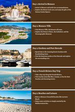 Cargar imagen en el visor de la galería, Monaco - Riviera Glamour and Mediterranean Charms : A Comprehensive 10-Day Guide
