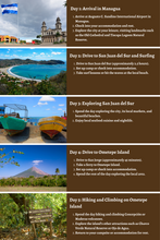 Load image into Gallery viewer, Adventure Through Nicaragua: A 10 Day Itinerary  to Camping, Surfing, Climbing, Hiking, and Zip-Lining
