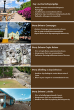 Load image into Gallery viewer, Honduras - From Caribbean Coastlines to Ancient Ruins:A 10 Day Itinerary to Camping, Surfing, Climbing, Hiking, and Zip-Lining
