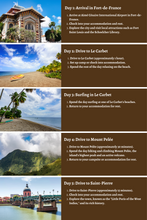 Load image into Gallery viewer, Adventure Through Martinique A 10 Day Itinerary to Camping, Surfing, Climbing, Hiking, and Zip-Lining
