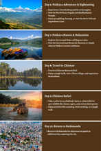 Cargar imagen en el visor de la galería, Nepal – Himalayan Adventures and Spiritual Discovery: A Comprehensive 10-Day Guide
