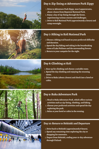 Finland - Arctic Adventures and Nordic Charms: A 10 Day Itinerary to Camping, Surfing, Climbing, Hiking, and Zip-Lining