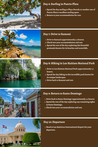 Dominican Republic - Where Culture Meets Caribbean Beauty: A 10 Day Itinerary to Camping, Surfing, Climbing, Hiking, and Zip-Lining