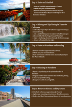 Load image into Gallery viewer, Adventure Through Cuba: A 10 Day Itinerary  to Camping, Surfing, Climbing, Hiking, and Zip-Lining
