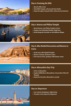 Cargar imagen en el visor de la galería, Egypt – Unraveling Ancient Mysteries Along the Nile: A Comprehensive 10-Day Guide
