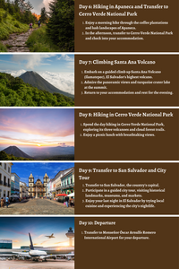 El Salvador - From Pacific Shores to Volcanic Landscapes: A 10 Day Itinerary to Camping, Surfing, Climbing, Hiking, and Zip-Lining