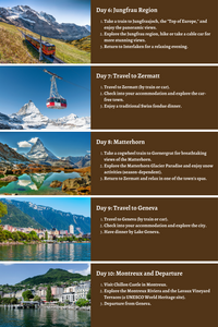 Switzerland Serenity - Alpine Adventures and Timeless Charm: A Comprehensive 10-Day Guide
