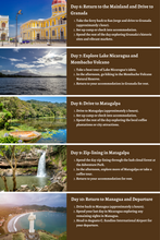 Load image into Gallery viewer, Nicaragua - From Colonial Grandeur to Natural Marvels: A 10 Day Itinerary  to Camping, Surfing, Climbing, Hiking, and Zip-Lining
