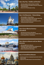 Load image into Gallery viewer, From Tsarist Palaces to Trans-Siberian Trails: A Comprehensive 10-Day Guide to Russia
