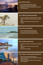 Load image into Gallery viewer, Adventure Through Ecuador: A 10 Day Itinerary to Camping, Surfing, Climbing, Hiking, and Zip-Lining
