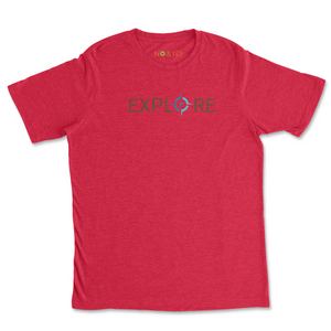 Camiseta Explorar - Roja