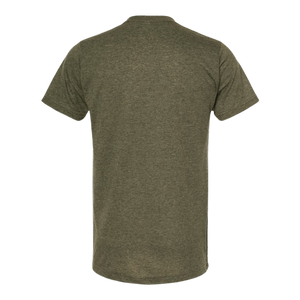 Get Lost On Purpose Back view of NO&YO men's military green graphic adventure tee