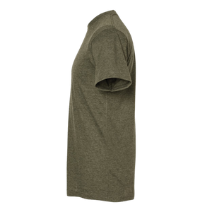 Get Lost On Purpose Side Profile of NO&YO Men's Military Green graphic tee