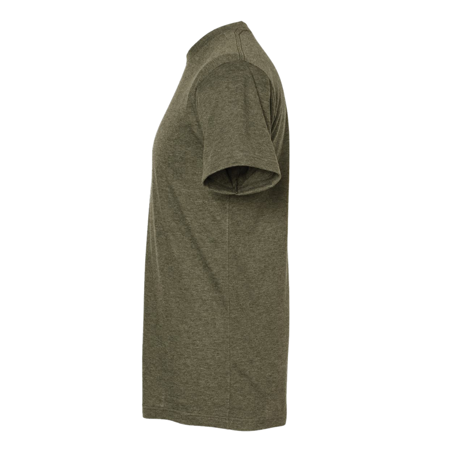 Get Lost On Purpose Side Profile of NO&YO Men's Military Green graphic tee