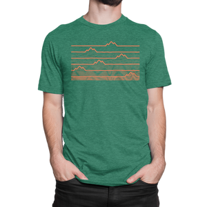 Explore the outdoors in style with the NO&YO Mountain Heartbeat Graphic Tee in Kelly Green. Soft, durable, and inspired by adventure.