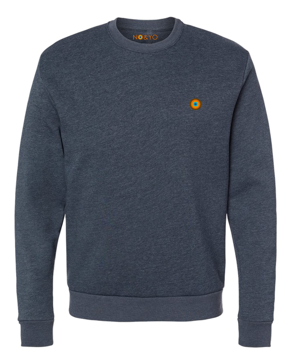 Elevate your casual style with the NO&YO Heather Midnight Navy Crewneck Sweatshirt. Crafted for comfort, durability, and a modern outdoor lifestyle, this sweatshirt is ideal for both travel and relaxation.