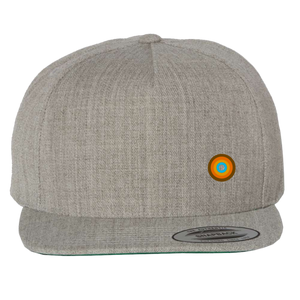 Elevate your adventure look with the NO&YO Minimalist Snapback Hat. Crafted in a modern heather grey finish, this structured flat-brim cap is designed for both outdoor journeys and everyday wear. The front features a sleek embroidered circular patch in earthy tones, symbolizing balance, exploration, and connection to the outdoors. Built with a premium wool-blend fabric, it’s soft yet durable, making it the perfect companion for travel, hiking, or city adventures.