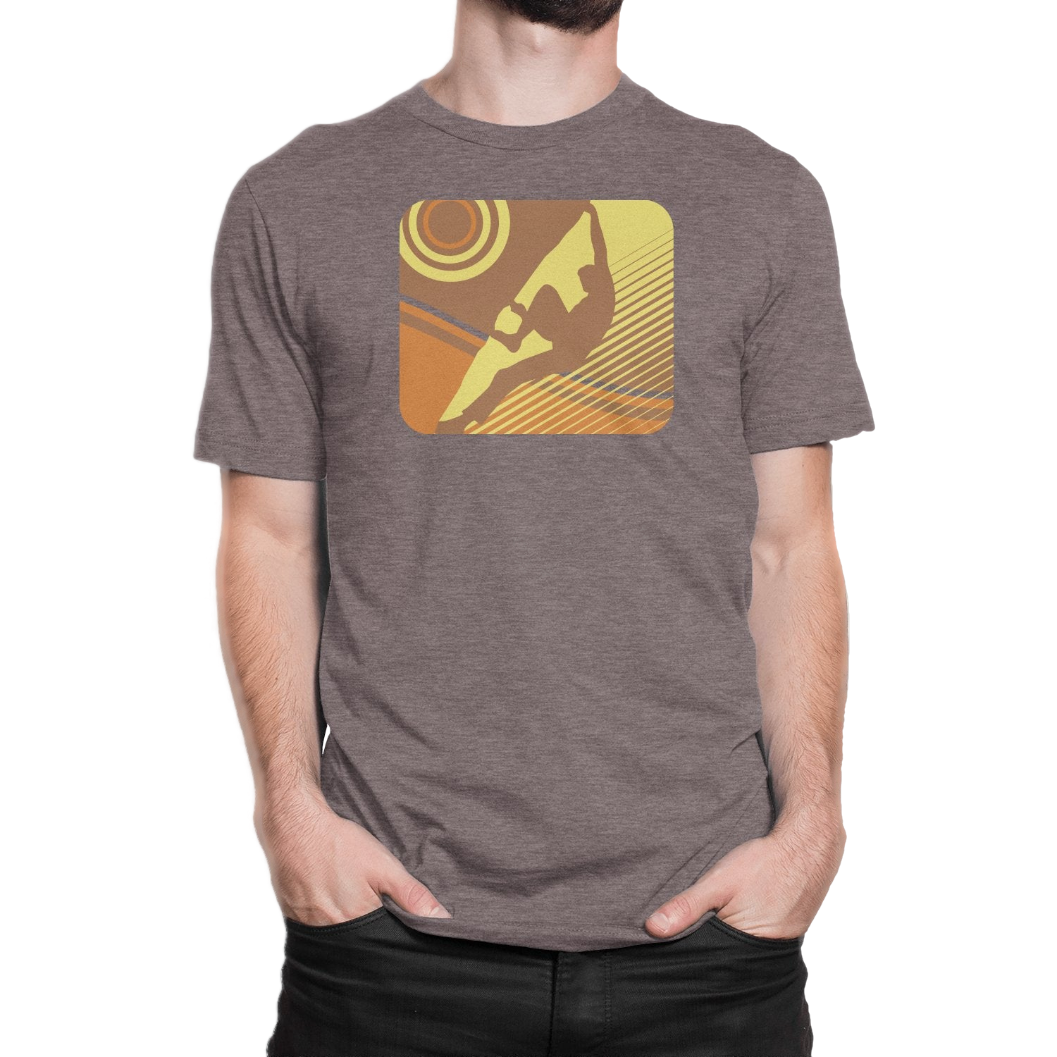 Conquer new heights with the NO&YO Rock Climber Tee in brown. Designed for explorers and adventurers, this premium t-shirt combines rugged outdoor style with everyday comfort and durability.