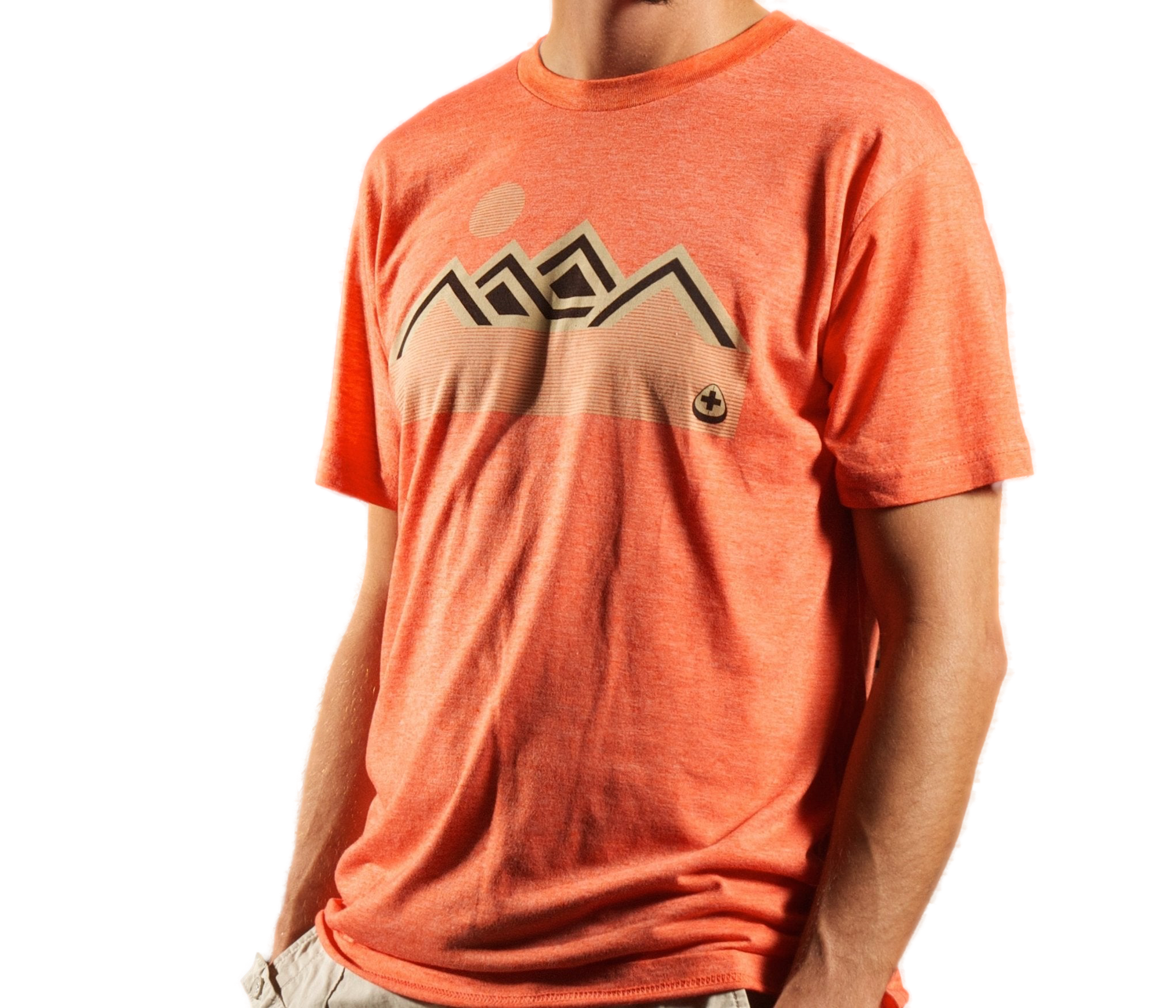 Stand tall in style with the NO&YO Orange Mountain Sunset Tee, blending bold adventure design with soft, premium comfort for every explorer.
