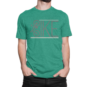 Adventure-ready and bold, the NO&YO Premium Men’s Bike Graphic Tee in kelly green blends performance, comfort, and a passion for biking.