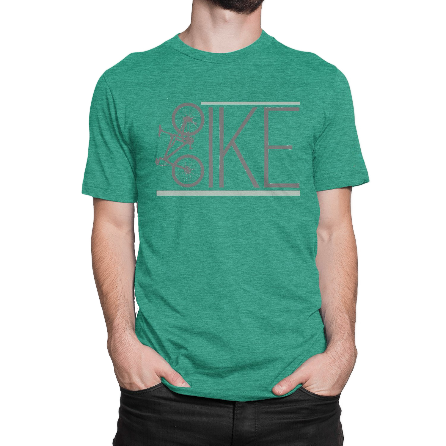 Adventure-ready and bold, the NO&YO Premium Men’s Bike Graphic Tee in kelly green blends performance, comfort, and a passion for biking.