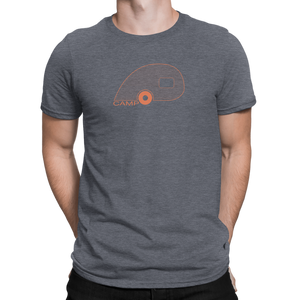 Hit the open road with the NO&YO Teardrop Camper Tee – available in heather charcoal and military green. Featuring a minimalist teardrop camper design, this premium adventure t-shirt is perfect for explorers, campers, and lovers of the simple life.