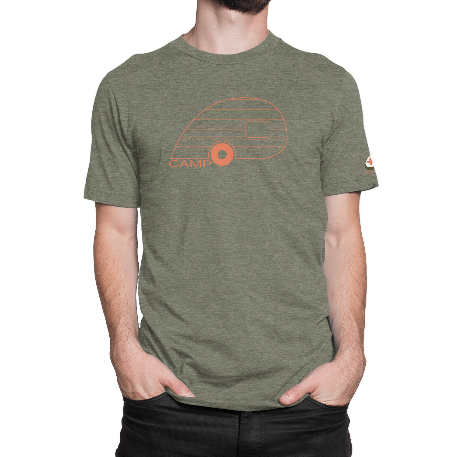 Hit the open road with the NO&YO Teardrop Camper Tee – available in heather charcoal and military green. Featuring a minimalist teardrop camper design, this premium adventure t-shirt is perfect for explorers, campers, and lovers of the simple life.