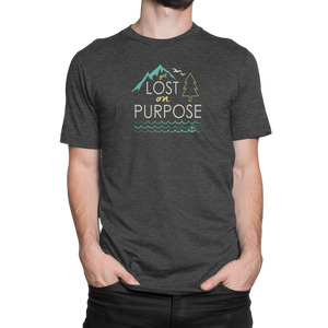 Embrace adventure with the NO&YO 'Get Lost On Purpose' graphic tee. Crafted from premium fabric, this rugged yet stylish t-shirt blends comfort with inspiration for explorers who live boldly. Available in Heather Black and Military Green.