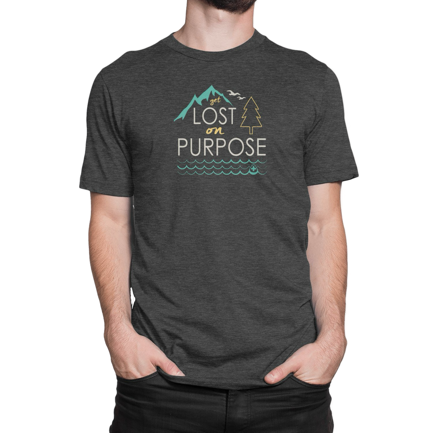 Embrace adventure with the NO&YO 'Get Lost On Purpose' graphic tee. Crafted from premium fabric, this rugged yet stylish t-shirt blends comfort with inspiration for explorers who live boldly. Available in Heather Black and Military Green.