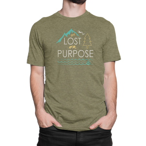 Embrace adventure with the NO&YO 'Get Lost On Purpose' graphic tee. Crafted from premium fabric, this rugged yet stylish t-shirt blends comfort with inspiration for explorers who live boldly. Available in Heather Black and Military Green.