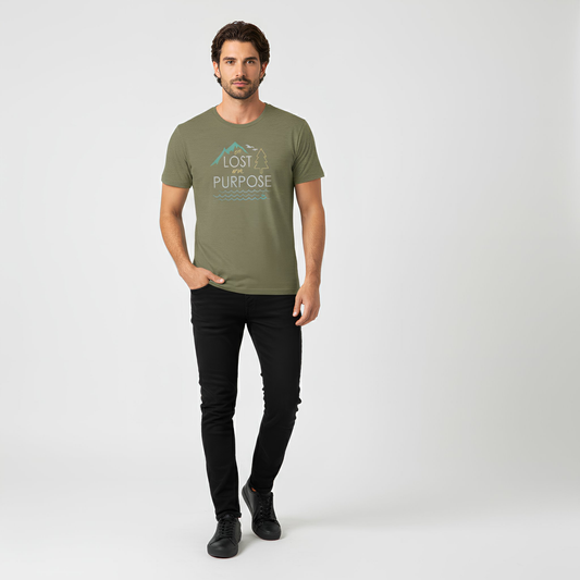 Rugged Men’s Get Lost On Purpose Graphic Tee