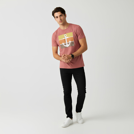 Camiseta Ancla Roja Hombre | por NO&YO