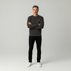 Crewneck Sweatshirt - Heather Black