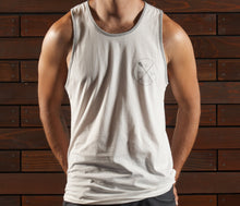 Load image into Gallery viewer, Paddle &amp; Board Tank Top for Mens - Wht
