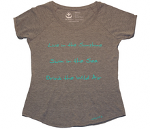 Load image into Gallery viewer, Live in the Sunshine Dolman Tee - Grey
