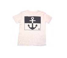 Load image into Gallery viewer, Gray Anchor T Shirt Kids | by NO&amp;YO
