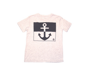 Gray Anchor T Shirt Kids | by NO&YO