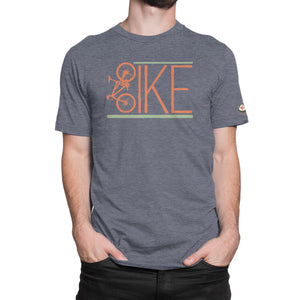 Camiseta con diseño de bicicleta.