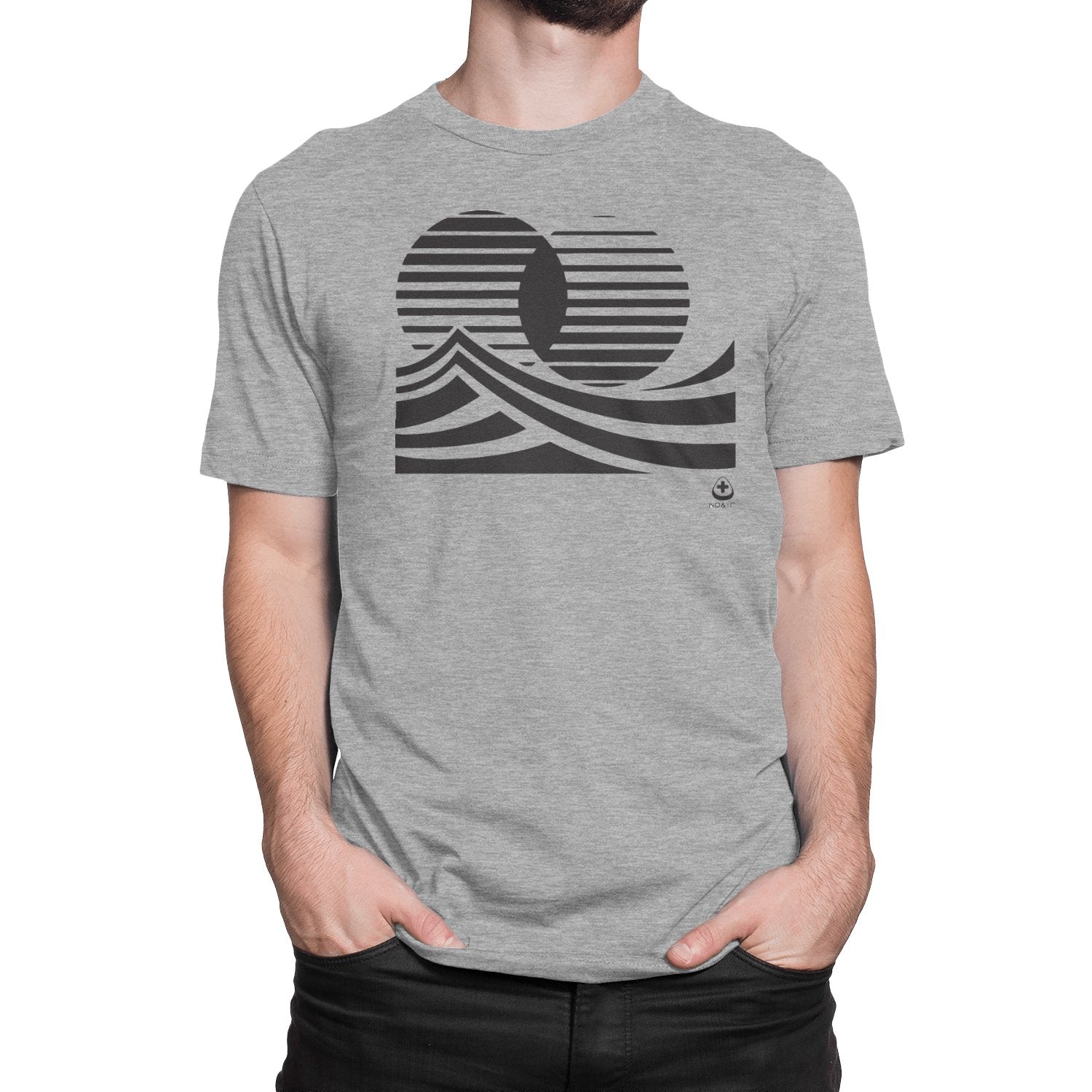 Awesome Men's Twin Sun Surf Graphic T-Shirt – NO&YO