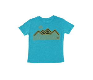 Mountains & Sun - Blue for Kids
